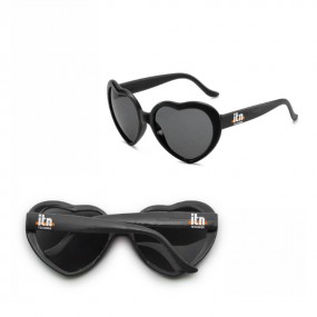 Sonnenbrille Herzform individuell mit Ihrem Logo bedruc...
