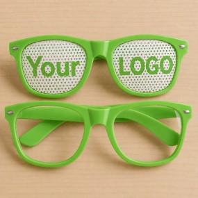 Lochbrillen JGA - Rasterbrille mit eigenem Logo bedruck...